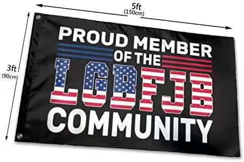 Proud Member of the LGBFJB Community 3'x5' Flag ROUGH TEX® 68D