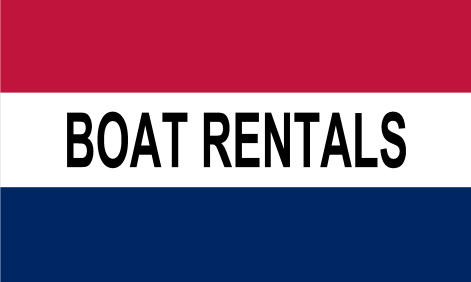 Boat Rentals 3'x5' Flag ROUGH TEX® 68D
