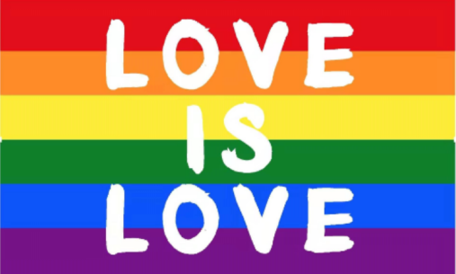 Rainbow Love is Love 3'x5' Flag ROUGH TEX® 68D