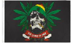 Rasta Skull 3'x5' Flag ROUGH TEX® 68D