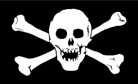 Pirate Cross Bones Jolly Roger 3'X5' Flag ROUGH TEX® 68D