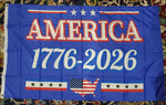 America 250th USA Flags 1776 2026 3x5 Feet 100D