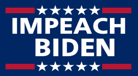 Impeach Biden Blue Stars 3'X5' Flag ROUGH TEX® 68D