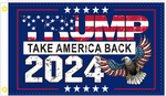 Trump Take America Back 2024 Eagle 3'x5' Flag ROUGH TEX® 100D