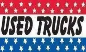 Used Trucks Red White Blue Stars 3'X5' Flag ROUGH TEX® 68D