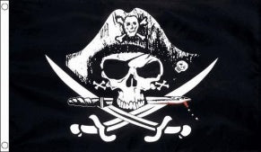 Crossed Sabers Pirate 3'X5' Flag ROUGH TEX® 68D