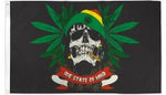 Irie State of Mind Cannabis Beanie 3'X5' Flag ROUGH TEX® 68D