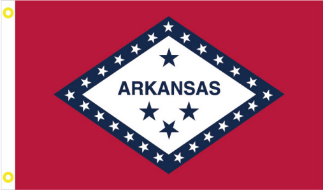 Arkansas 3'X5' Flag ROUGH TEX® 68D