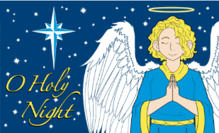 O Holy Night 3'x5' Flag ROUGH TEX® 68D Nylon