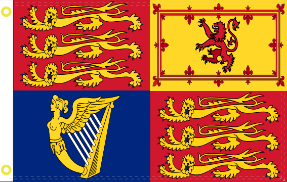 United Kingdom Royal 3'x5' Flag ROUGH TEX® 68D