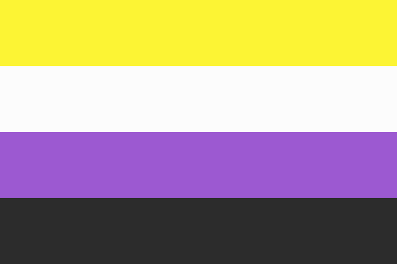 Nonbinary Pride 3'x5' Flag ROUGH TEX® 68D