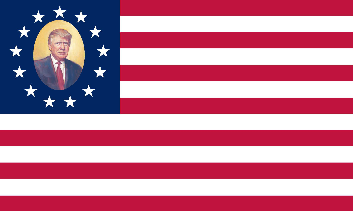 Betsy Ross Trump 3'x5' Flag ROUGH TEX® 68D