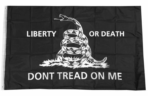 Liberty or Death Gadsden 3'x5' Flag ROUGH TEX® 68D Nylon