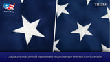 USA Made in America Nylon Embroidered Flags