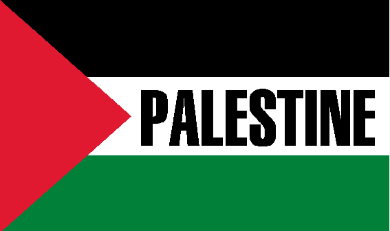 Palestine English Version 3'x5' Nylon Flag ROUGH TEX® 68D