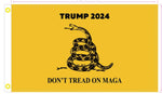 Trump 2024 Don't Tread On MAGA 3'x5' Flag ROUGH TEX® 100D