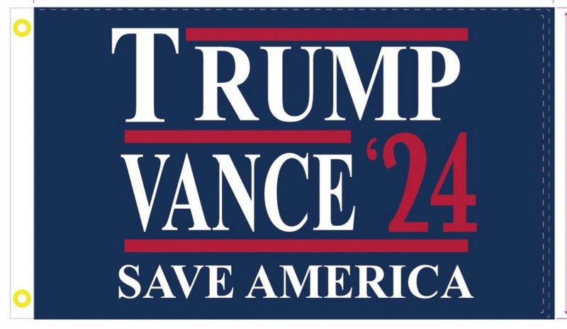 Trump Vance Save America 2024 3'x5' Flag ROUGH TEX® 100D