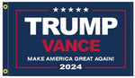 Trump Vance Make America Great Again 2024 Blue 3'x5' Flag ROUGH TEX® 100D