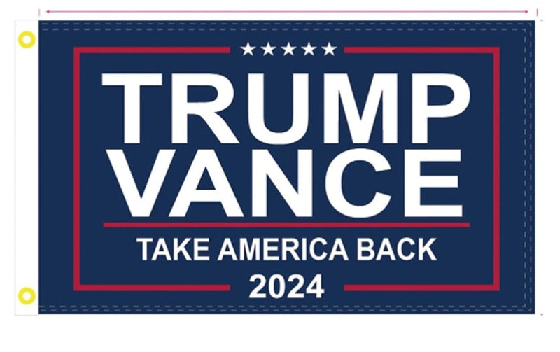 Trump Vance Take America Back 2024 3'x5' Flag ROUGH TEX® 100D