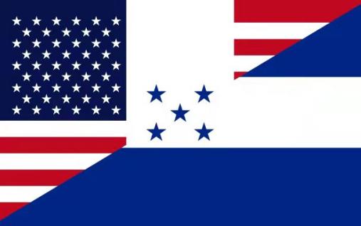 USA Nicaragua Half 3'x5' Flag ROUGH TEX® 68D Nylon