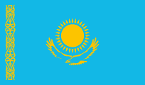 Kazakhstan 3'X5' Flag ROUGH TEX® 68D