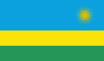 Rwanda 3'X5' Flag ROUGH TEX® 68D