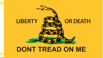 Gadsden Liberty or Death 3'x5' Flag ROUGH TEX® 68D Nylon