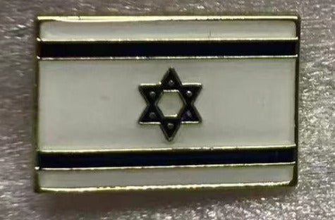 Israel Rectangle Lapel Pin