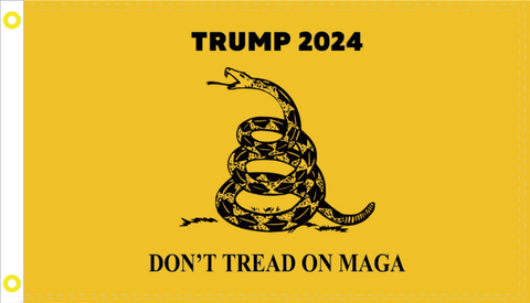 Trump 2024 Don't Tread on MAGA 3'x5' Flag ROUGH TEX® 100D