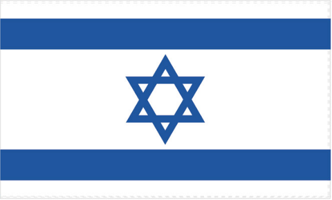 Israel 5'x8' Flag Rough Tex ® 100D