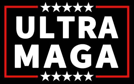 Ultra Maga Black 3'x5' Flag ROUGH TEX® 100D