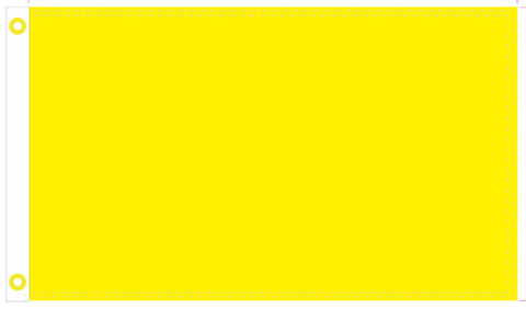 Yellow Solid 3'x5' Flag ROUGH TEX®  Polyester