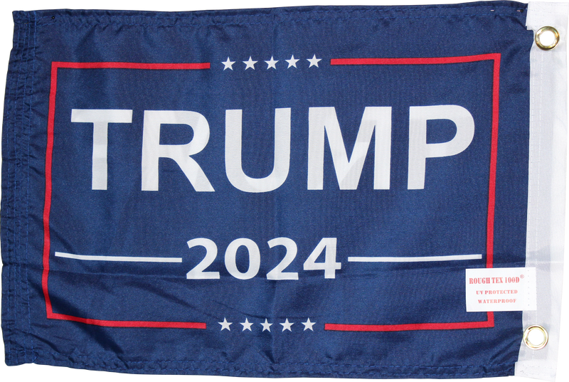 Trump 2024 Double Sided  "12X18" Flag -  Rough Tex® 100D