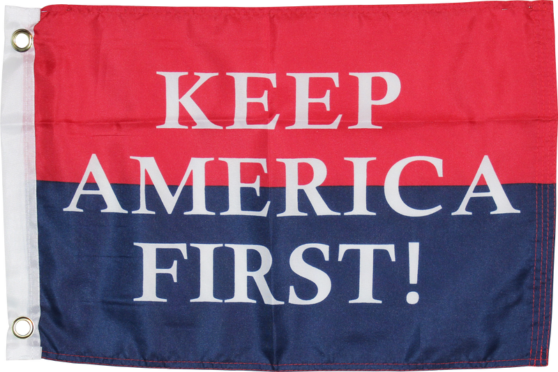 Keep America First KAF "12X18" Flag -  Rough Tex® 100D