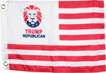 Trump Republican Stars And Stripes - 12''X18'' Single Sided Flag