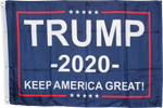 Trump 2020 KAG Keep America First Blue Single Sided 2'X3' Flag 100D ROUGH TEX ®