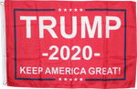 Trump 2020 KAG Keep America First Red Flag - 2'X3' Feet 100D ROUGH TEX ®