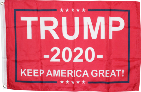 Trump 2020 KAG Keep America First Red Flag - 2'X3' Feet 100D ROUGH TEX ®