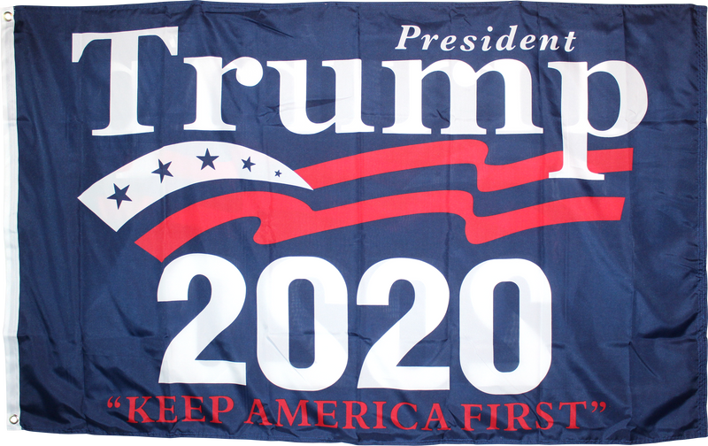 President Trump 2020 Keep America First KAF Double Sided 3'X5' Rough Tex® 100D