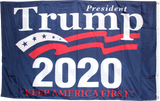 President Trump 2020 Keep America First KAF Double Sided 3'X5' Rough Tex® 100D