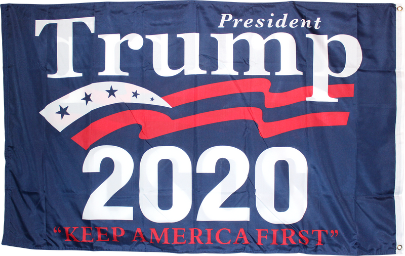 President Trump 2020 Keep America First KAF Double Sided 3'X5' Rough Tex® 100D