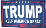 Trump Keep America Great Kag 2020 Double Sided 3'X5' Rough Tex ® Flags 100D