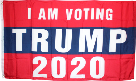 3'X5' I AM VOTING TRUMP 2020 FLAG 100D ROUGH TEX ®