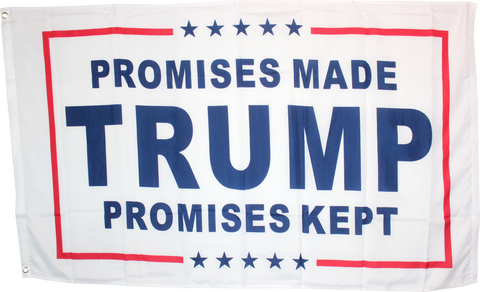 3'X5' PROMISES MADE TRUMP PROMISES KEPT FLAG 100D ROUGH TEX ®