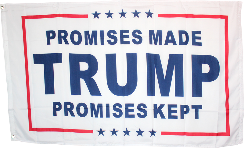 3'X5' PROMISES MADE TRUMP PROMISES KEPT FLAG 100D ROUGH TEX ®