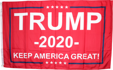 Trump 2020 Keep America Great Red 3'X5' Rough Tex® 100D