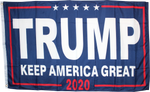 Trump Keep America Great KAG 2020 Blue 3'X5' Rough Tex® 100D