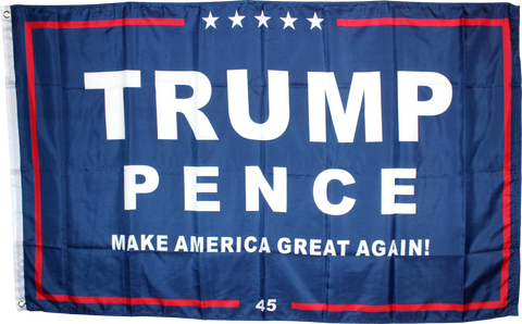 Trump Pence M A G A 45 Official Presidential Flag 3'X5' Rough Tex® 100D