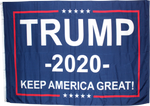 TRUMP 2020 KAG BLUE KEEP AMERICA GREAT KAG 4'X6' FLAG ROUGH TEX ® 150D NYLON