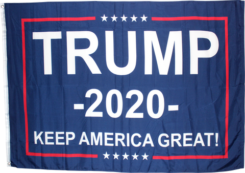 TRUMP 2020 KAG BLUE KEEP AMERICA GREAT KAG 4'X6' FLAG ROUGH TEX ® 150D NYLON